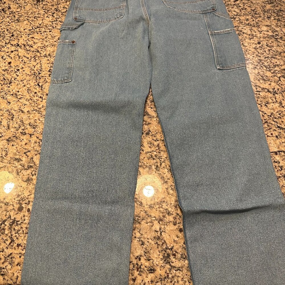 YELLOW LABEL CO. CARPENTER PANTS LIGHT BLUE SIZE 33 OR 36